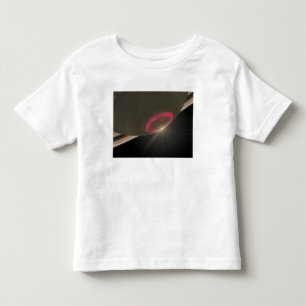 A cherry-red aurora toddler t-shirt