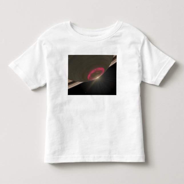 A cherry-red aurora toddler t-shirt (Front)