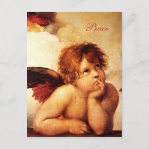 A Cherub, Detail of the Sistine Madonna - Raphael Postcard
