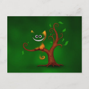 A Cheshire Kitten (Disappearing) Postcard