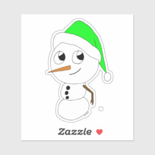 a chibi snowman   