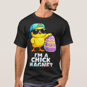 A Chick Magnet Funny Easter Chick Pun for Boys Men T-Shirt