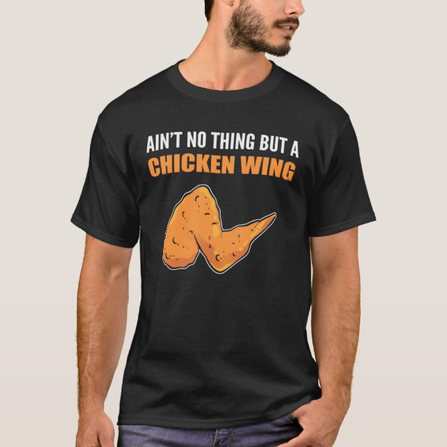 A Chicken Wing Mukbang Vlogger T-Shirt (Front)