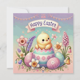A Chicky Easter  Invitation