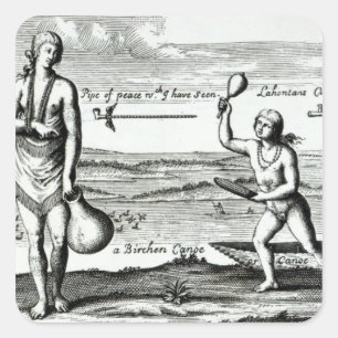 A Chief Lady of Pomeiock Square Sticker