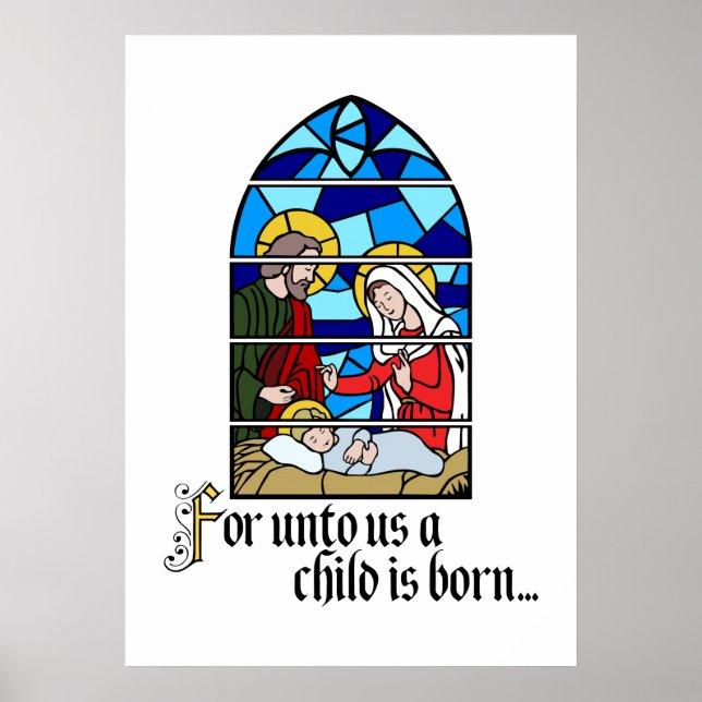 A Child is born Poster (Front)