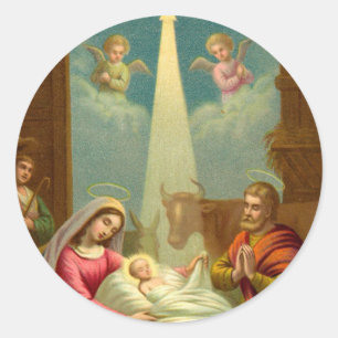 A Child is Born Sticker