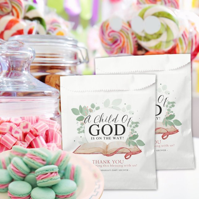 A Child Of God Baby Shower  Favour Bag (Creator Uploaded)