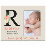 A Child of God Bouquet Ivory Picture Frame<br><div class="desc">With its graceful silhouette and touching inspirational verse on our delicate decorative wall decor is a reminder to ask for God's blessing for your child. This unique framed sign will stand out wherever you display it! Framed sign can be hung on the wall with premade holes on the back. It...</div>