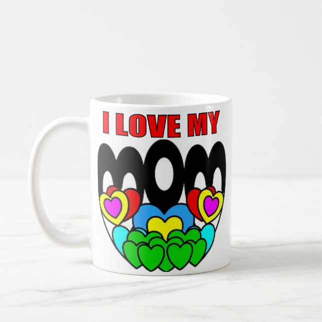 A child who loves his or her mommy coffee mug (Left)