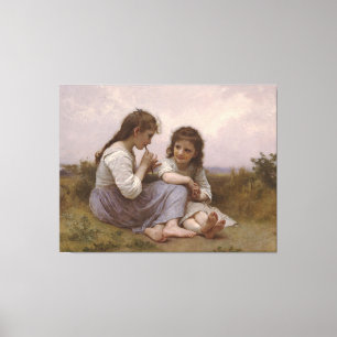 A Childhood Idyll (Idylle Enfantine) (1900) Canvas Print