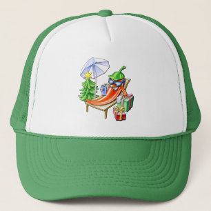 A Chili Christmas At The Beach Trucker Hat