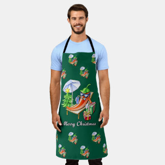 A Chili Merry Christmas under Sunshade and Tree Apron