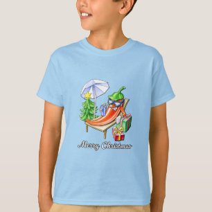 A Chili Merry Christmas under Sunshade and Tree T-Shirt