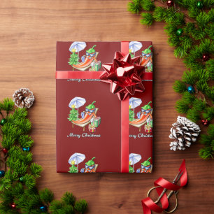 A Chili Merry Christmas under Sunshade and Tree Wrapping Paper