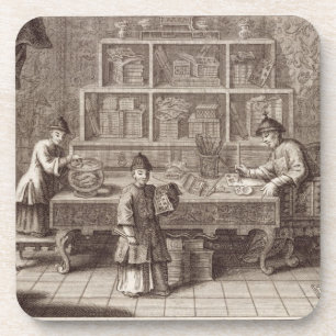 A Chinese Calligraphy Shop, from an account of the Coaster