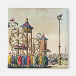 A Chinese circus, illustration from 'Le Costume An Magnet