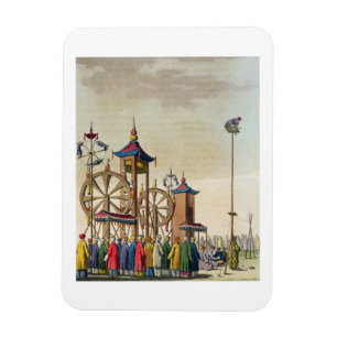 A Chinese circus, illustration from 'Le Costume An Magnet