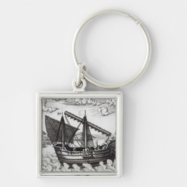 A Chinese Junk Keychain (Front)