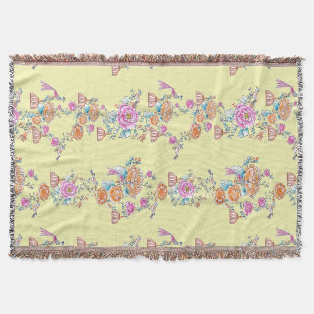 A Chinese tale wrapping paper  Throw Blanket (Front)