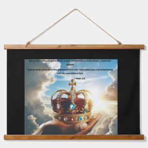 A CHOSEN GENERATION HANGING TAPESTRY