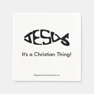 A Christian Thing Napkin