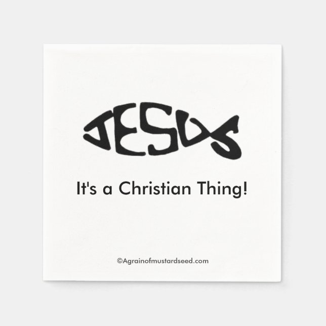 A Christian Thing Napkin (Front)