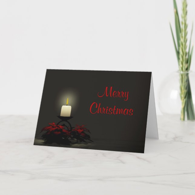 A Christmas Candle Christmas Card (Front)