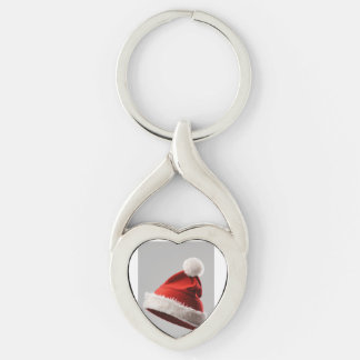 A Christmas cap keychain