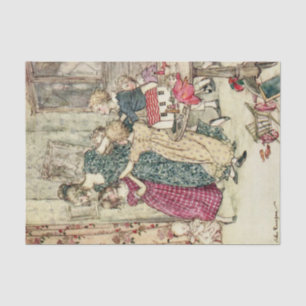 A Christmas Carol A Flushed and Boisterous Group Tissue Paper