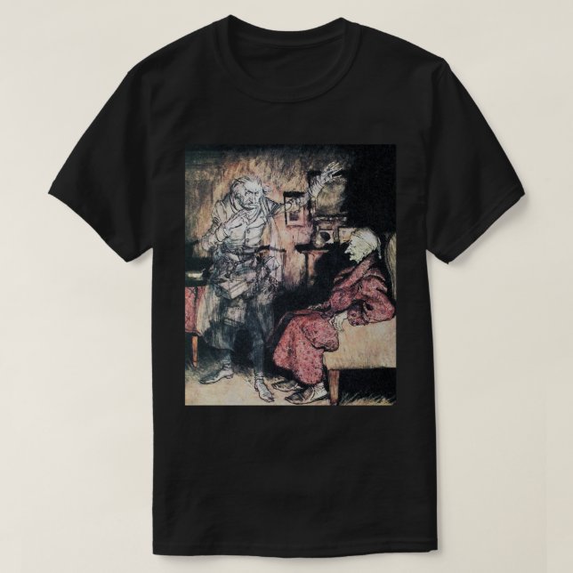 A Christmas Carol - Arthur Rackham  T-Shirt (Design Front)