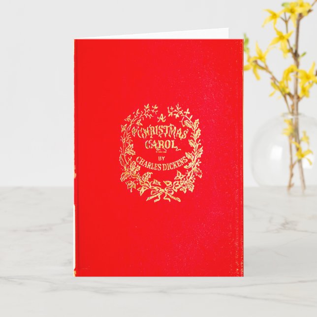 A Christmas Carol | Card (Yellow Flower)
