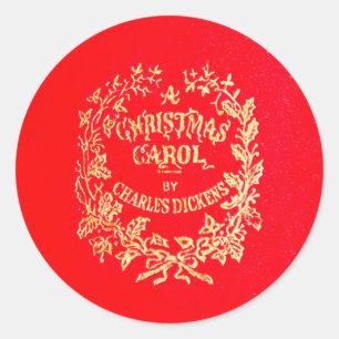 A Christmas Carol   Classic Round Sticker