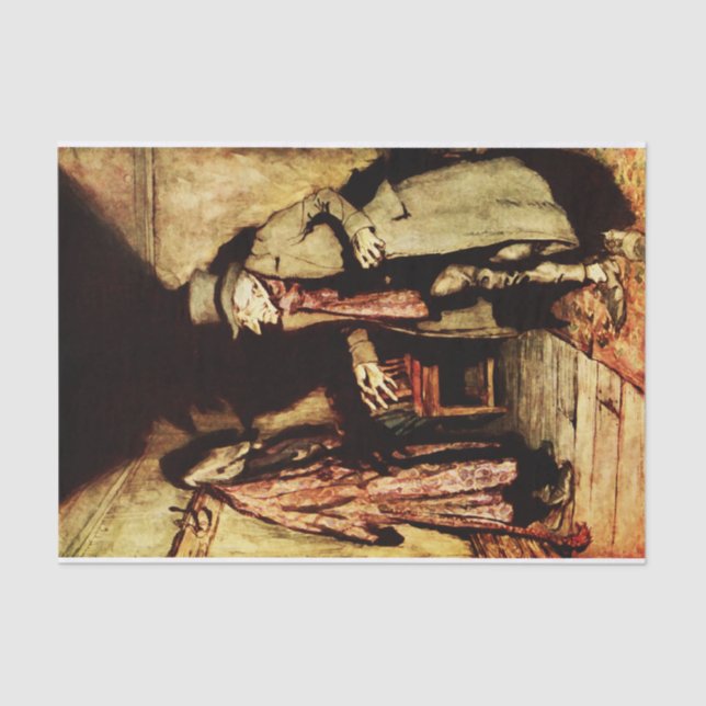 A Christmas Carol Dickens Tissue Paper 2 (Front)