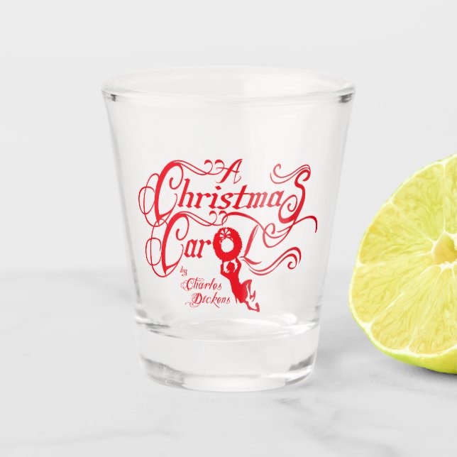 A Christmas Carol Shot Glass (Front)