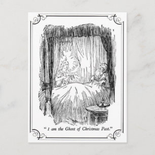 A Christmas Carol: The Ghost of Christmas Past Holiday Postcard