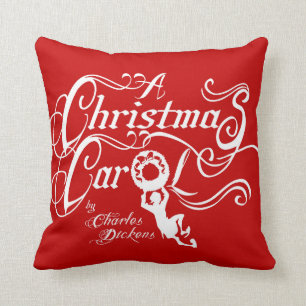 A Christmas Carol Throw Pillow