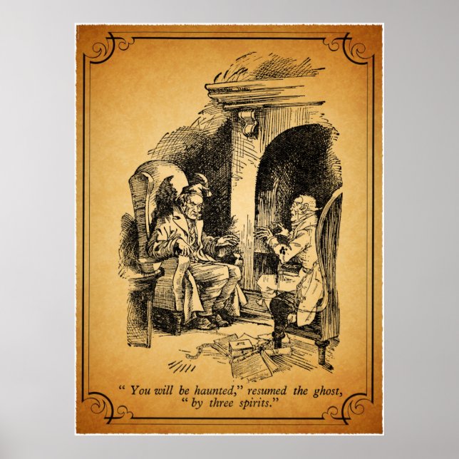 A Christmas Carol: You Will Be Haunted Poster (Front)