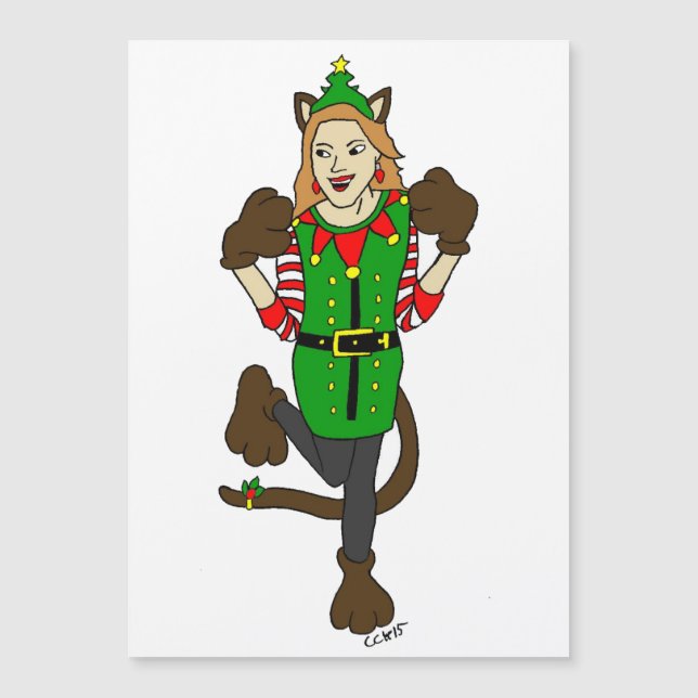 a Christmas catgirl  (Front)