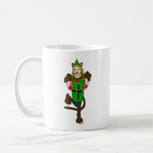 a Christmas catgirl Coffee Mug