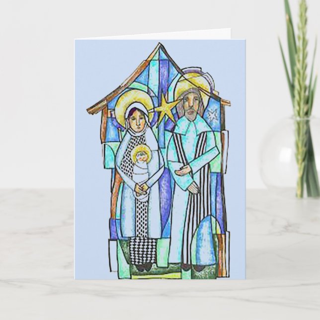 A Christmas Fit for Angels Christmas Greeting Card (Front)