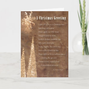 A Christmas Greeting Holiday Card