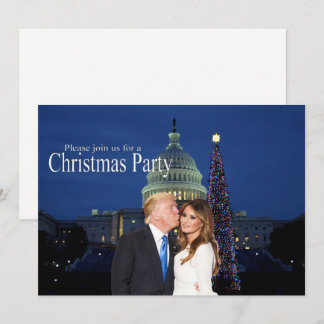 A Christmas invitation from Donald and Melania