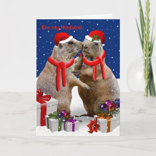 A Christmas Kiss Card HUSBAND (Front)