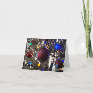A Christmas Ornament. A Christmas Greeting Card