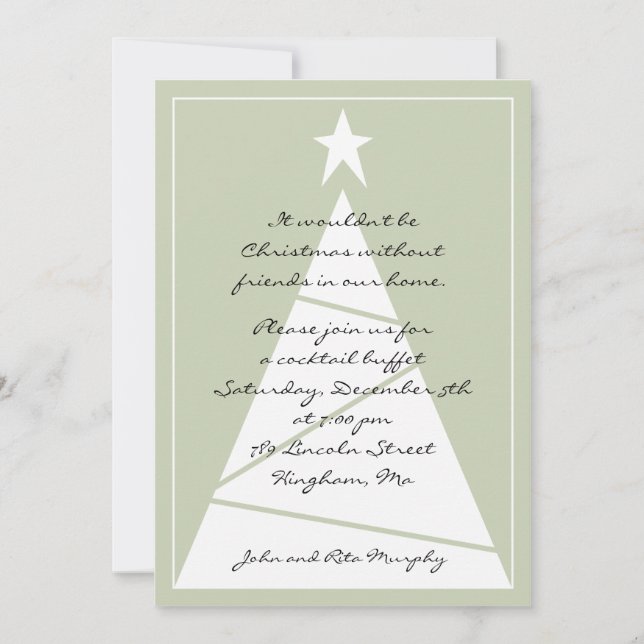 A Christmas Party! Invitation (Front)