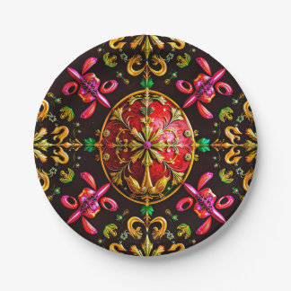 A CHRISTMAS PATTERN ~ Cute ~ Paper Plate