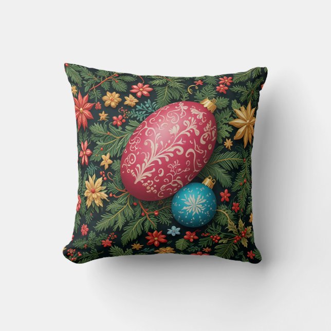 A Christmas patterned pillows (Front)