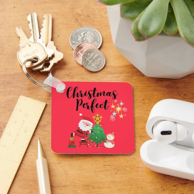 A Christmas Perfect Mince Pie Keychain (Desk)