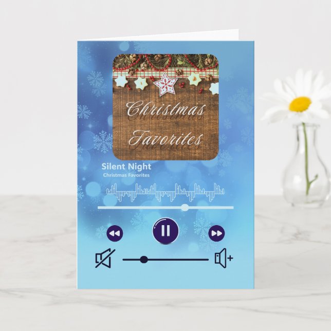 A Christmas Playlist Card (Small Plant)